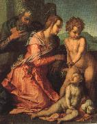 Holy Family fgf, Andrea del Sarto